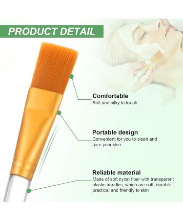 6 Pieces Facial Mask Brushes Soft Face Mask Brush Applicator Makeup Brushes Facial Application Brush Cosmetic Tools with Clear Plastic Handle for Skin Care Mask Applicator Tools - Buy Online on SooperMarket.com