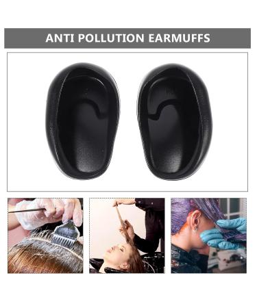 KALLORY 6pcs Hair Dye Ear Covers - Salon Professional Earmuffs in Black - Buy Online on SooperMarket.com