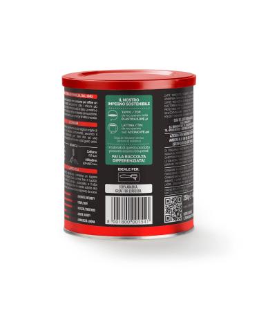Caff Vergnano 1882 100% Arabica Ground Espresso - 250g Can | Premium Italian Coffee - International Shipping Available - Buy Online on SooperMarket.com