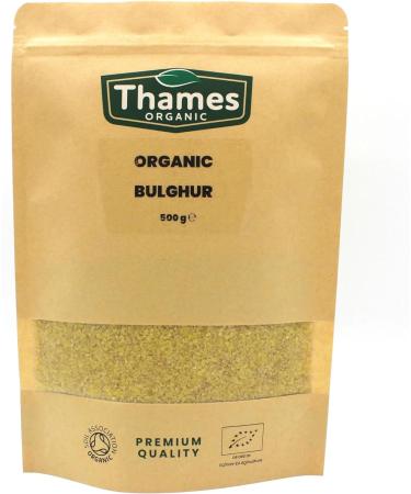 Organic Bulghur Wheat-Certified Organic Non-GMO Vegan No Additives No Preservatives Resealable Bag by Thames Organic 1kg - Buy Online on SooperMarket.com