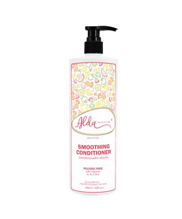 Smoothing Conditioner with Keratin and Collagen for All Hair Types Sulfate Free - Moisturizes Strengthens Protects Color and Repair (32 fl oz)