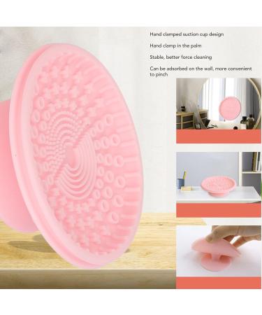 Makeup Brush Cleaning Tray with Suction Cup | Fast Color Removal Cosmetic Brush Cleaner - Buy Online on SooperMarket.com