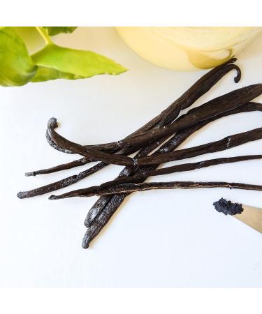 Grade 1 Madagascar Organic Vanilla Bourbon Pods - Aroma Labs French Brand - 3 Pack (15-18 cm) - Gourmet Black, AB Certified - Buy Online on SooperMarket.com