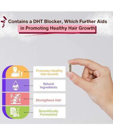 Worldwide Nutrition Kerotin Hair Growth Vitamins - Biotin DHT Blocker Supplement & Key Chain - 60 Count for Natural Hair Strength - Buy Online on SooperMarket.com