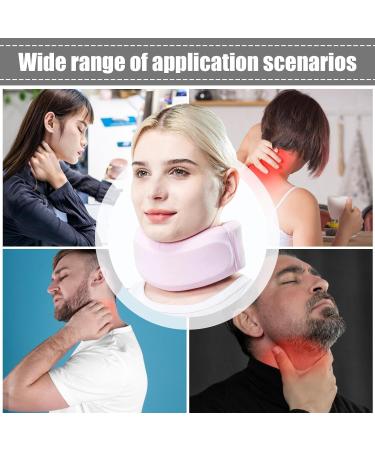 Cervical Neck Brace | Adjustable Soft Brace Wraps for Neck | Neck Support Brace for Sleeping Relieves Neck and Spine Pressure Aligns Stabilizes Vertebrae for Women& Men - Buy Online on SooperMarket.com