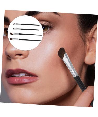 BELLIFFY 4 Pcs Angled Eyeliner Brush Eyeshadow Brush Angled Makeup Brush Small Concealer Brush Flat Concealer Brush Nose Contour Brush Brow Brush Under Eye Concealer Brush Cosmetic Brush - Buy Online on SooperMarket.com