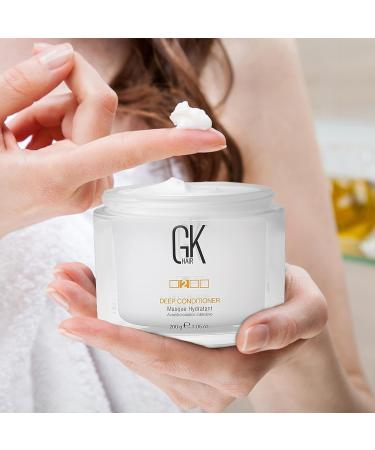 GK HAIR Global Keratin Deep Conditioner Masque - Intense Hydrating Repair Treatment Mask - 7.05 Fl Oz - Buy Online on SooperMarket.com