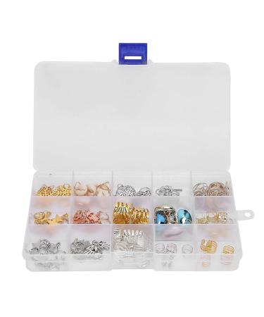 Shop DIY Hair Braid Rings - Snowflake Leaves Pendant Dreadlocks Jewelry Accessories for Unique Hair Styles - Buy Online on SooperMarket.com