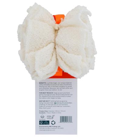 Organic Exfoliating Bath Pouf - Pack of 12 | CleanLogic Certified Organic - Buy Online on SooperMarket.com