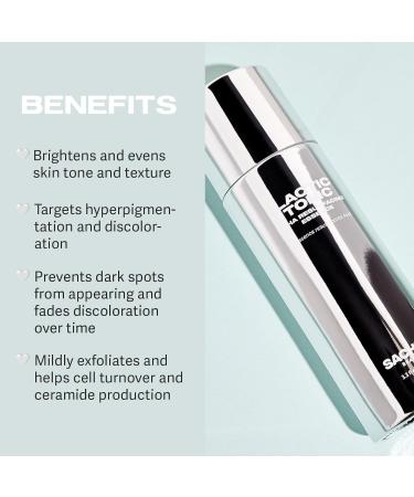 SACHEU Lactic Tonic AHA Resurfacing Essence - Exfoliating Toner with Hyaluronic Acid | Even Skin Tone & Texture | Cruelty Free & Fragrance Free - 3.3 Fl Oz - Buy Online on SooperMarket.com