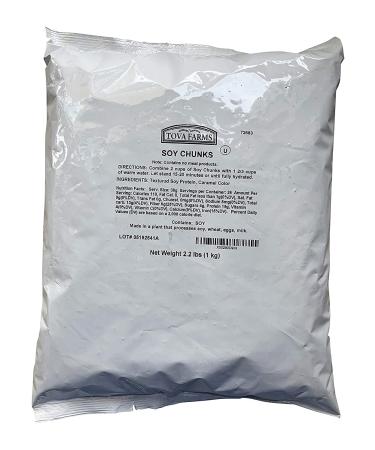 Premium Textured Vegetable Protein Chunks (Chicken flavored Chunks, 1 Kilogram)