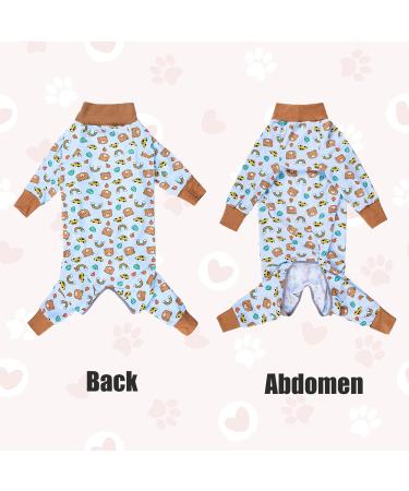 Yeapeeto Dog Recovery Suit 5XL Bear - Soft Neuter Shirt Cone Alternative for Large/Medium Dogs - Prevent Licking & Shedding - Surgical Onesie After Surgery - Buy Online on SooperMarket.com