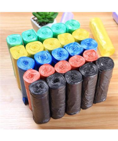 tbpersicwT 100Pcs 5 Rolls Point Break-Style Thicken Household Garbage Waste Trash Bags Garbage Bag - Green - Buy Online on SooperMarket.com