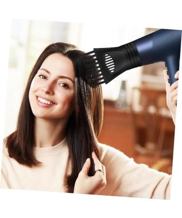 Mikinona 2 Pcs Hair Dryer Nozzle Comb Hair Dryer Accessories Hair Blower Nozzle Flat Headgear Plastic - Buy Online on SooperMarket.com