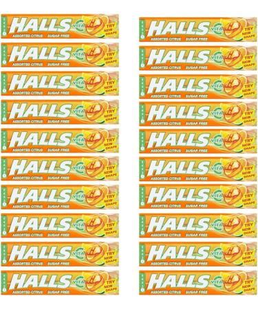 Halls Mentholyptus Citrus Sugar Free Stick Pack std (Pack of 20) - Buy Online on SooperMarket.com