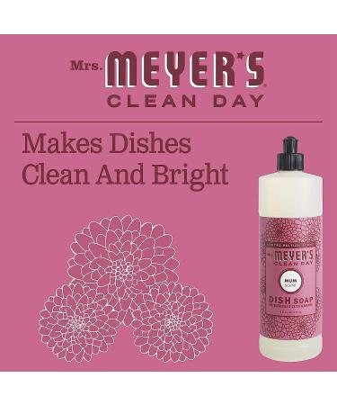 Mrs. Meyer's Clean Day Liquid Dish Soap Variety - Apple Cider & Mum 16 OZ Each | International Shipping Available - Buy Online on SooperMarket.com