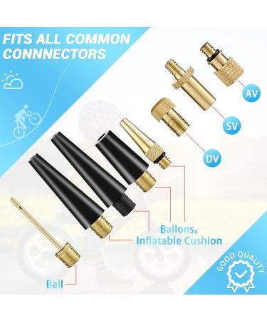 33-Piece Bicycle Valve Adapter Set - DV SV AV French Valve Adapters with Storage Box & Inflatable Hose for All Bicycle Valves | International Shipping Available - Buy Online on SooperMarket.com