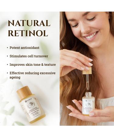 Ecodrop Anti Ageing Bakuchiol Serum - 30ml | Natural Retinol Alternative & Vegan Botanical Skincare for Face | Nourishes & Rejuvenates Skin to Improve Fine Lines Wrinkles & Texture for Smooth Skin - Buy Online on SooperMarket.com