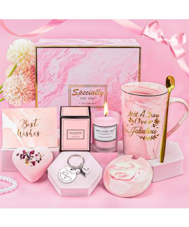 Yydsxk gifts for women porcelain coffee mug set relaxation gift for women gift girlfriend birthday Christmas presents gifts for best friend mom sister fabulous cup