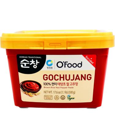 O'Food Gochujang Korean Traditional Brown Rice Red Pepper Hot Chilli Paste 500g by CNMART - Buy Online on SooperMarket.com