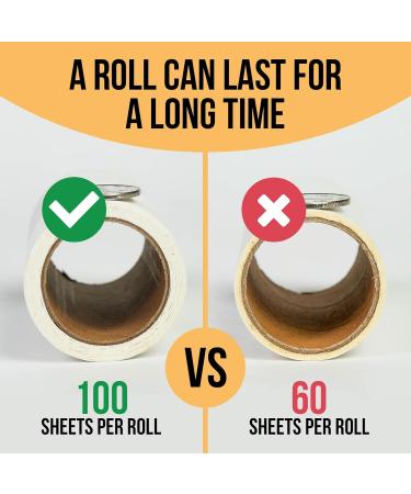 500 Sheets Extra Sticky Lint Roller - TaidMiao Mega Value Set with 5 Handles for Pet Hair Clothes Furniture & Carpet - Buy Online on SooperMarket.com