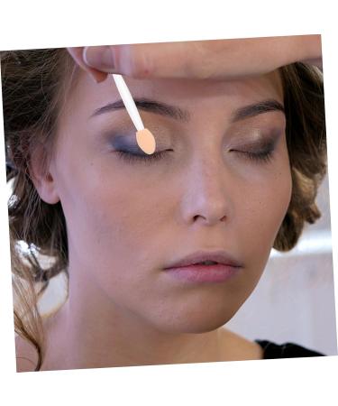 Mikinona 50pcs Double Ended Eyeshadow Brush Two Heads Eyeshadow Sticks Cosmetic Eye Shadow Sticks Plastic - Buy Online on SooperMarket.com