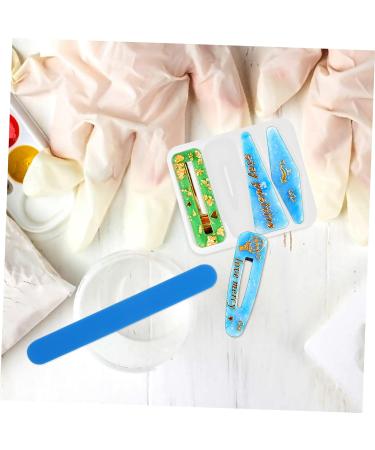 STOBOK 10 Pcs Hairpin Silicone Mold Resin Tray Molds Keychain Resin Mold Crystal Template Girl - Buy Online on SooperMarket.com