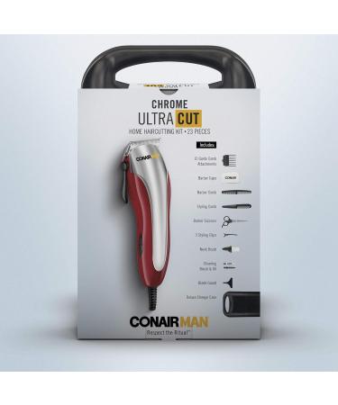 ConairMAN Ultra-Cut Hair Clippers for Men - 23-Piece Set for Precision Grooming | International Shipping Available - Buy Online on SooperMarket.com