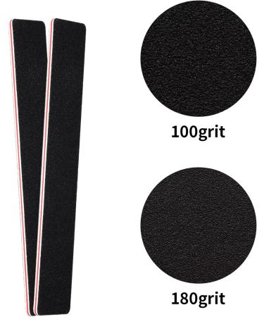 Buy Reusable Nail File & Thin Buffer Block - Double Sided Manicure Tools 100/180 Grit | International Shipping Available - Buy Online on SooperMarket.com