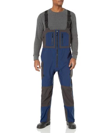FROGG TOGGS Pilot II Guide Men's Waterproof Breathable Rain Bib Dust Blue/Slate L