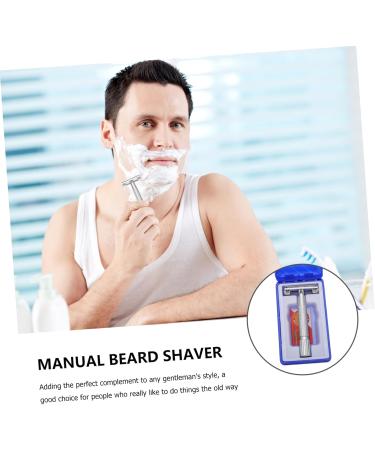 Didiseaon Long Handled Safety Razor - Old Fashioned Stainless Steel Beard Shaving Tool for Smooth Manual Hair Removal - Buy Online on SooperMarket.com