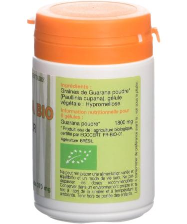 Brasil Guarana Bio Pilulier de 60 G lules - Buy Online on SooperMarket.com