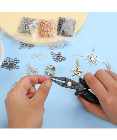 Hotop 1402 Pieces Split Jump Rings Set - MultiColor Jewelry Split Rings with Opener and Plier for DIY Craft Making - Buy Online on SooperMarket.com