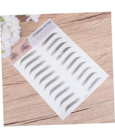 Beavorty 6 pcs 3d eyebrow stickers 4d hair- like eyebrows eyebrow tattoo stickers Woman Man Makeup Tool - Buy Online on SooperMarket.com