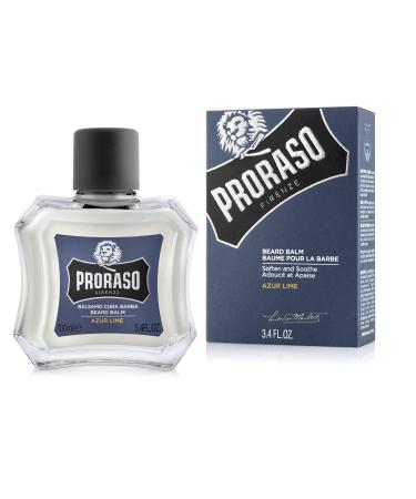 Proraso Bear Balm Azur Lime 100 ml fragrant beard balm protects and maintains the beard and helps to relieve itching and irritation made in Italy