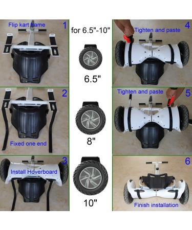 Woyeainy 4 Pack Adjustable Hoverboard Seat Attachment Straps - Kart Accessories Replacement Straps with Wavy Gel - Buy Online on SooperMarket.com