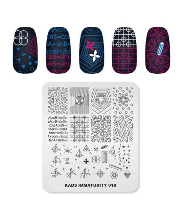 Alexnailart Nail Stamp Plates - Durable Metal Stencils for Stunning Nail Designs | International Shipping Available - Buy Online on SooperMarket.com