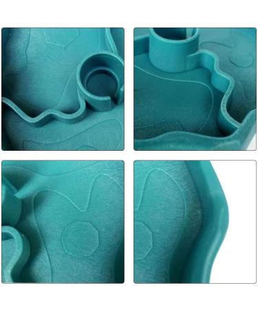 QIODAZOO Bowls for Reptiles Amphibians Tortoise Accessories 2 IN 1 Reptile Feeding Dish Automatic Dispenser Tortoise Water Dish Lake Blue - Buy Online on SooperMarket.com