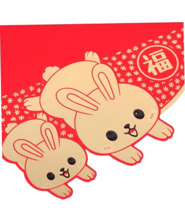 ABOOFAN 36 Pcs Year of The Rabbit Lucky Packet Bunny Hong Bao 2023 New Year Envelopes Lunar Hong Bao 2023 Year Red Packet Money Gift Cartoon Red Packets Design Paper Chinese Style - Buy Online on SooperMarket.com