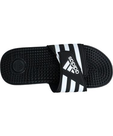 Adidas Adissage Slides Sandal - Unisex | Black/White | Size 11W/10M - Buy Online on SooperMarket.com