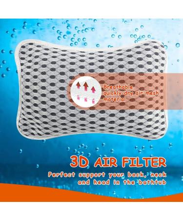 Conbella Luxury Bath Pillow for Tub - Slip Resistant, Waterproof for Neck and Back Support - Relaxing Spa Essential - Buy Online on SooperMarket.com
