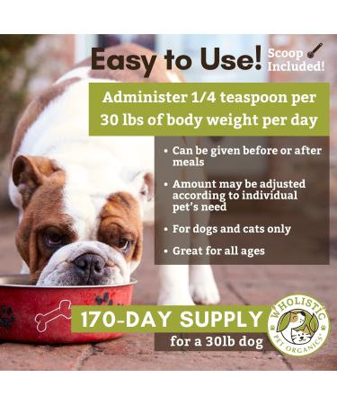 Organic Dog Allergy Relief & Immune Support Supplement | Vitamin C Powder for Joint Mobility & Overall Health | UTI Relief | 1000mg Ester C | Made in USA | 6 oz - Buy Online on SooperMarket.com
