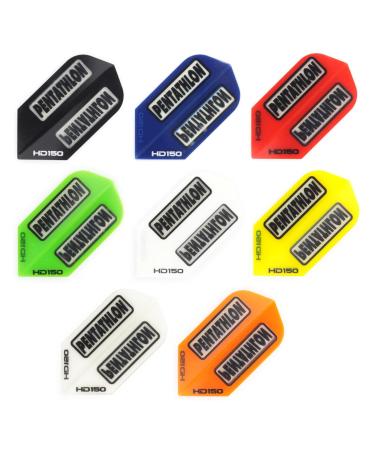 10 Pack of PENTATHLON HD150 Dart Flights: Slim 150 MICRONS Thick: 10 Sets