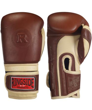Ringside Heritage Genuine Leather Super Bag Boxing Training Sparring Gloves, Tan