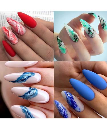 Geometric Nail Stamping Plates Set - 4Pcs Nail Templates for Art Stamping Kit - Buy Online on SooperMarket.com