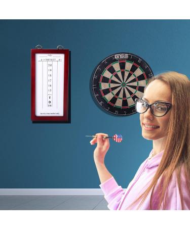 GSE Dry-Erase Dart Scoreboard for Dart Board Cricket & 01 Games | Out Chart & Marker Included - Buy Online on SooperMarket.com