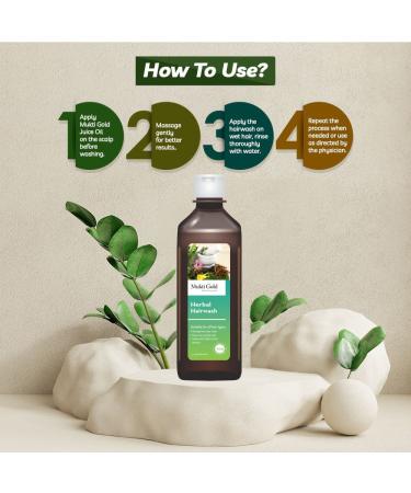 Axiom Ayurveda Mukti Gold Hairwash Shampoo 200 ml - Nourishing Ayurvedic Hair Care for Healthy Scalp & Hair - Buy Online on SooperMarket.com