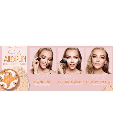 Airspun Loose Face Powder Suntan 070-30 - 2.3 oz (65g) for Flawless Makeup Finish - Buy Online on SooperMarket.com