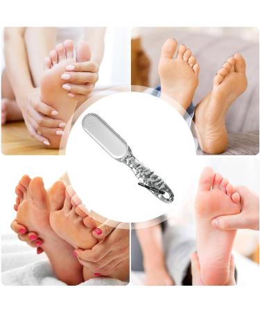 Foot Brush Scrubber 2-in-1 Multi Purpose Callus Remover - Multi-Purpose Pedicure Tools Foot Scrubber for Dead Skin - Reduces Calluses Corns Transparent Gray - Buy Online on SooperMarket.com