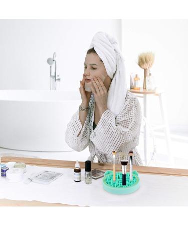 Buy Green 11x11cm Makeup Brush Cleaner & Storage Rack - Cute Cat Clean Brush Pad & Scrubber for Perfect Makeup Care | International Shipping Available - Buy Online on SooperMarket.com